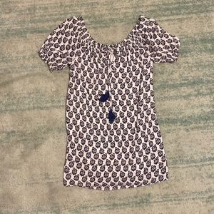 Heartloom, Hansen Dress, blue and white